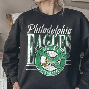 Vintage Style Philadelphia Eagles Football Sweatshirt,  Men Women Shirt tee